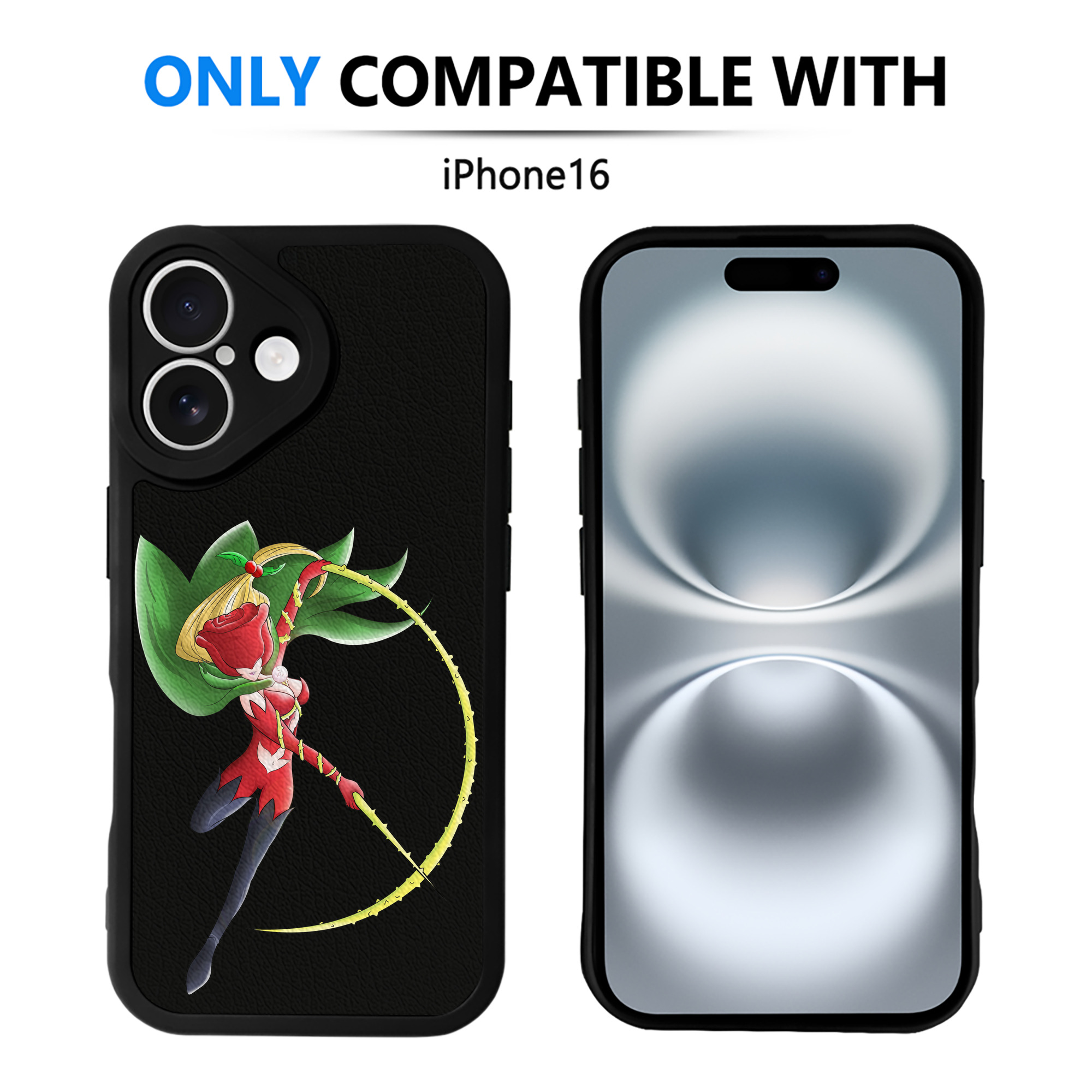 （画像用） Digimon デジタルモンスター/デジモン 【iPhone 16シリーズ対応】シリコンスマホケース（レザー調） 材質：シリコン
